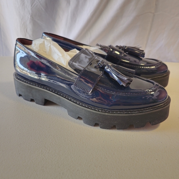 Balinna Platform Tassel Loafer navy blue size 11 - Picture 1 of 13